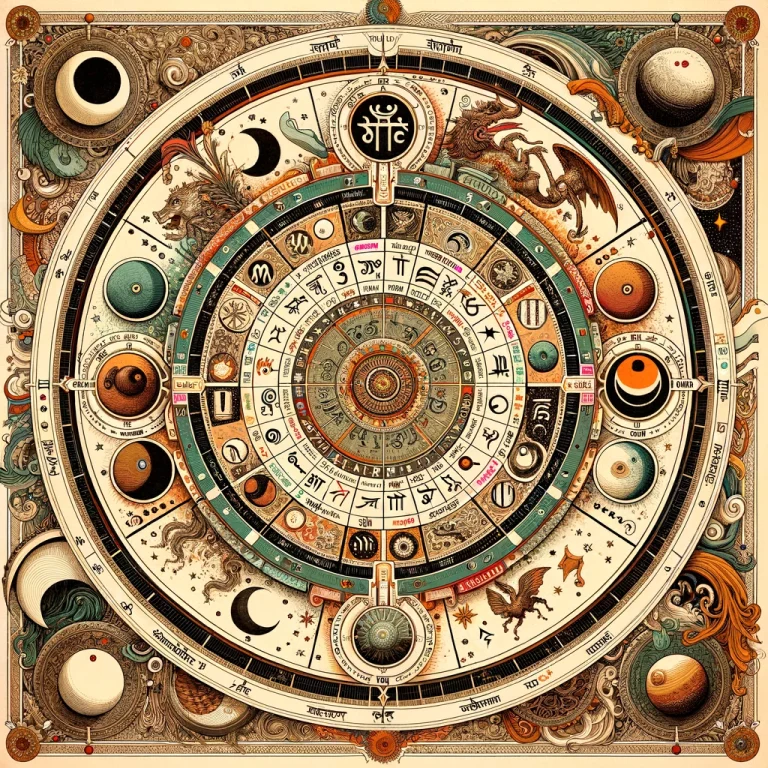 簡易インド占星術チャートの出し方